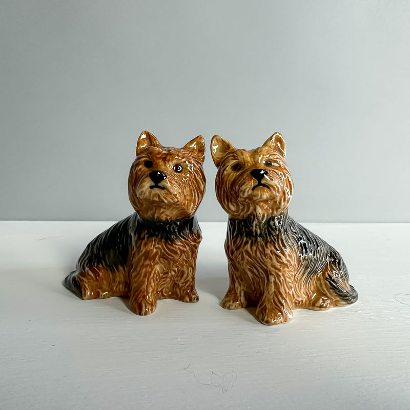 Yorkshire Terrier Salt and Pepper shakers - Brown