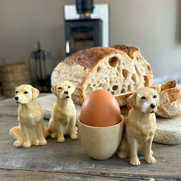 Golden Labrador egg cup Golden Maison Le Lou