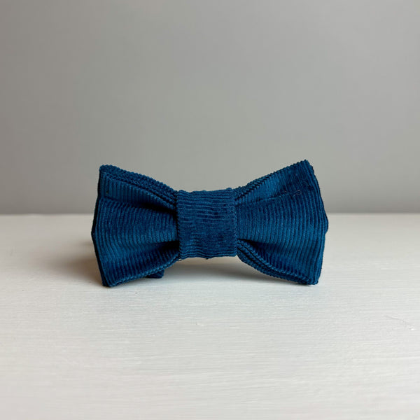 Rory Corduroy Bow Tie - Prussian Blue