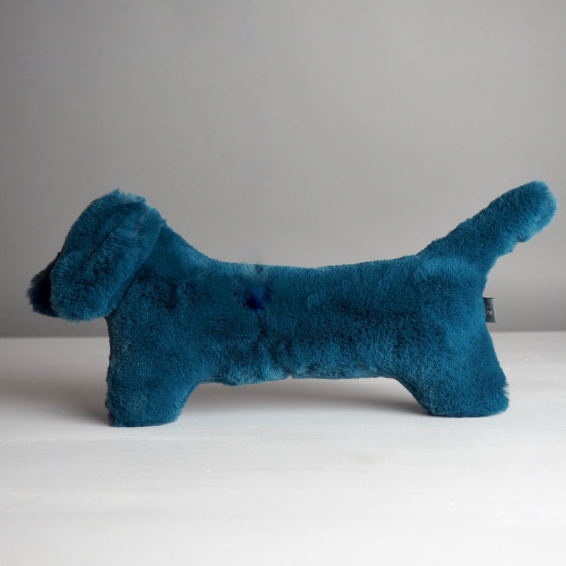 Cecil Dog Toy - Petrol Blue
