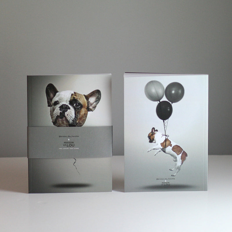 Brixton The Frenchie A5 Notebook - Balloons