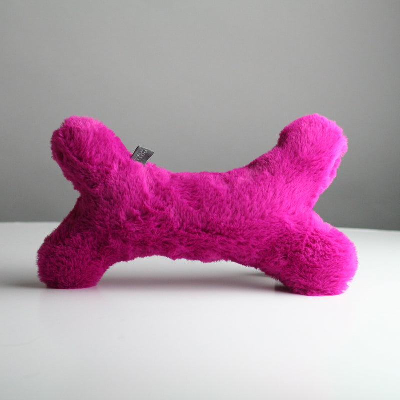 Bonie Plush Dog Toy - Hot Pink