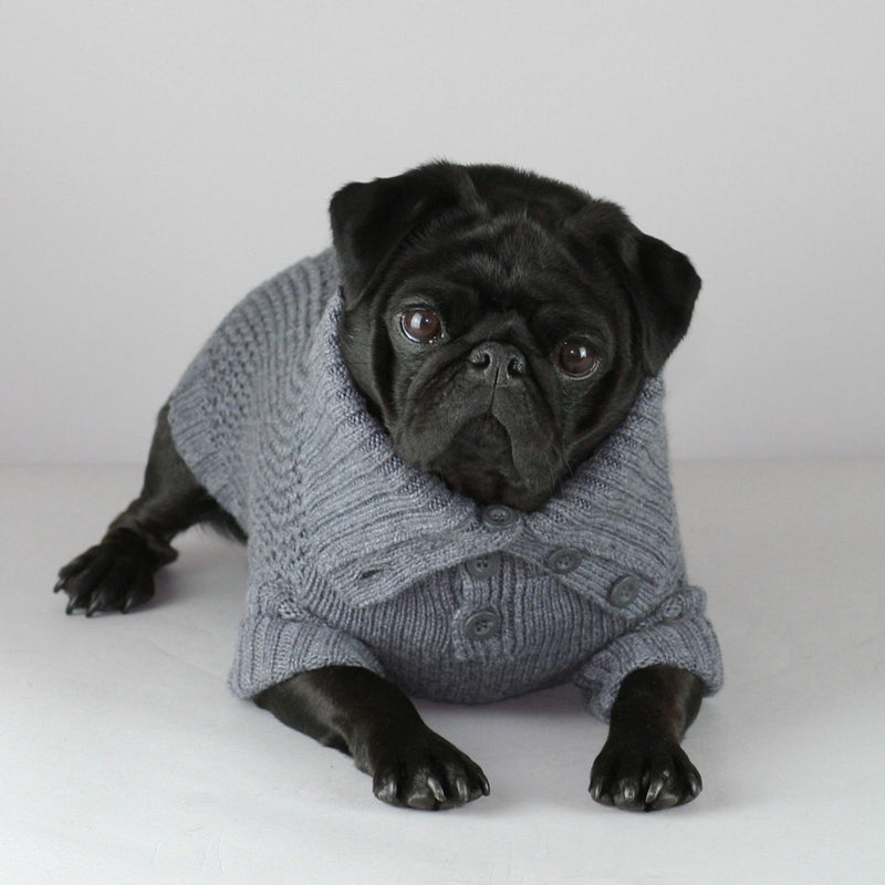 Moritz Dog Sweater  - Dark Grey