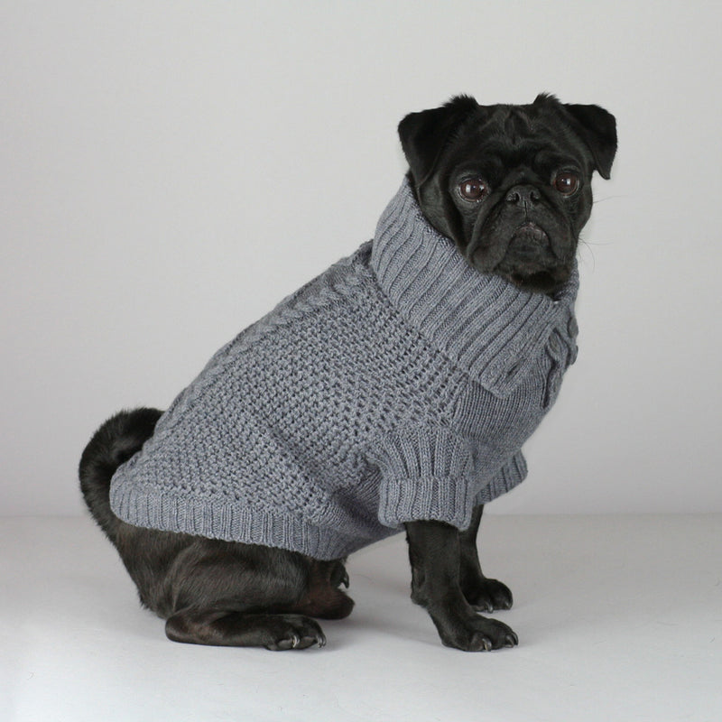 Moritz Dog Sweater  - Dark Grey
