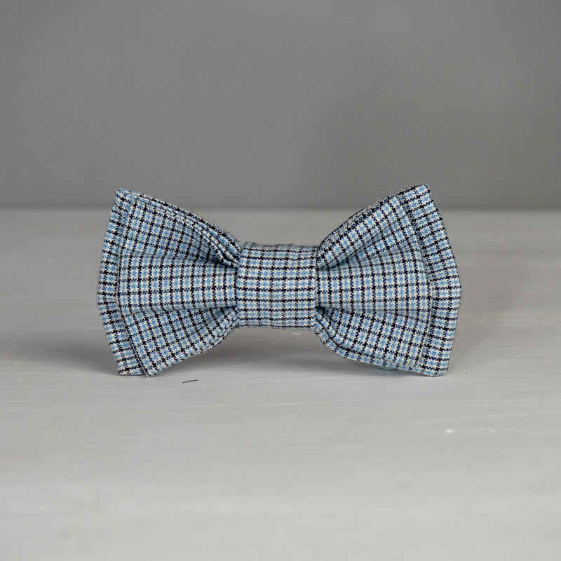 Ace Bow Tie - Sky Blue Gingham