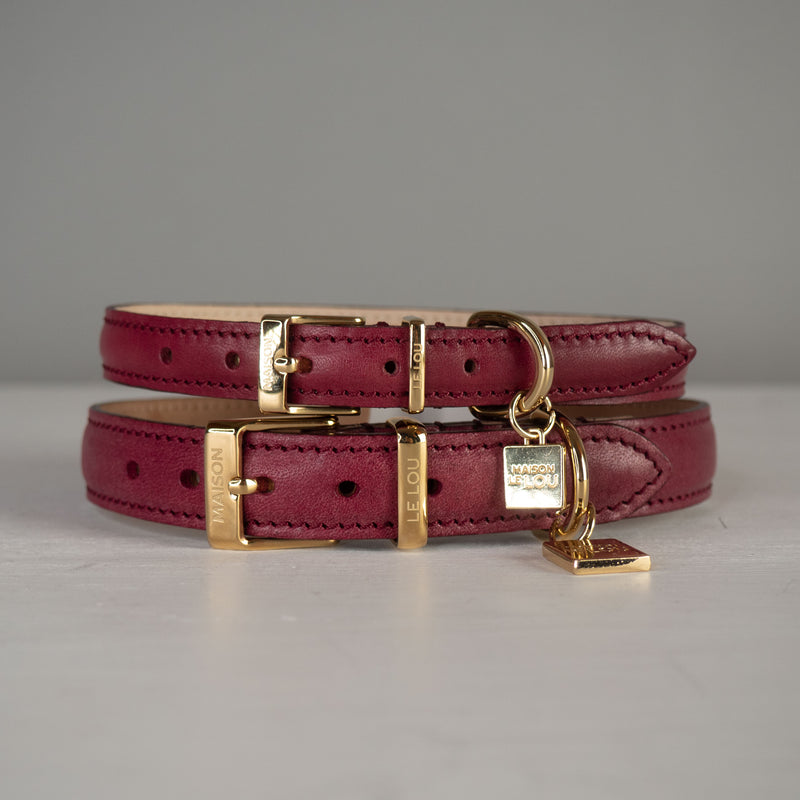 Extra Small Louis Vuitton Dog Collar and Leash - Royal Dog Collars
