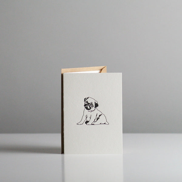 Penguin Ink - Pug Card – Maison Le Lou