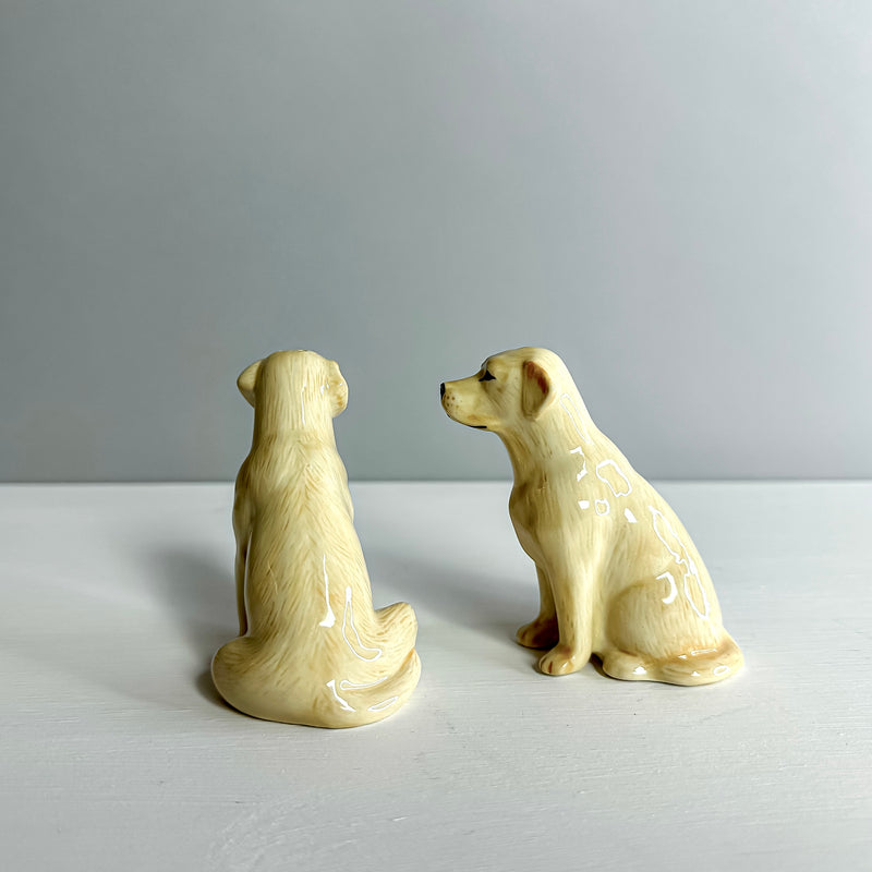 Golden Labrador Salt and Pepper shakers - Golden